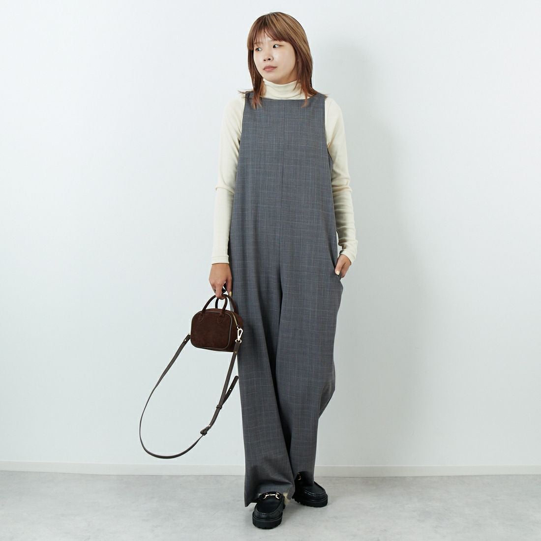 006 GRY CH&&モデル身長：167cm 着用サイズ：F&&