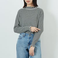 9L BORDER&&モデル身長：162cm 着用サイズ：F&&