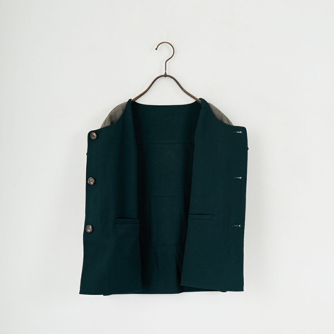 Kelen [ケレン] リバーシブルデザインベスト [LKL25FBL2255] GREEN