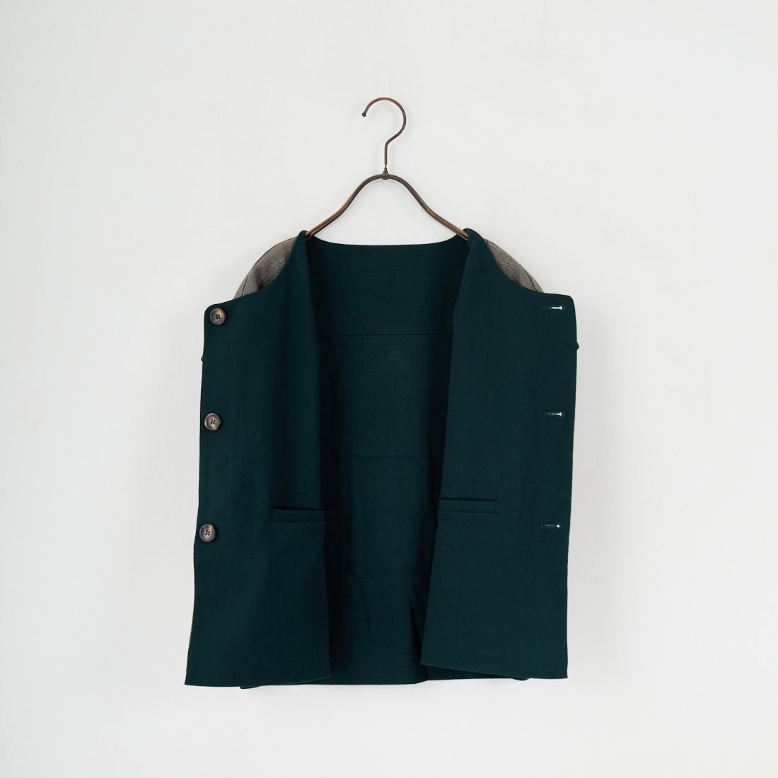 Kelen [ケレン] リバーシブルデザインベスト [LKL25FBL2255] GREEN