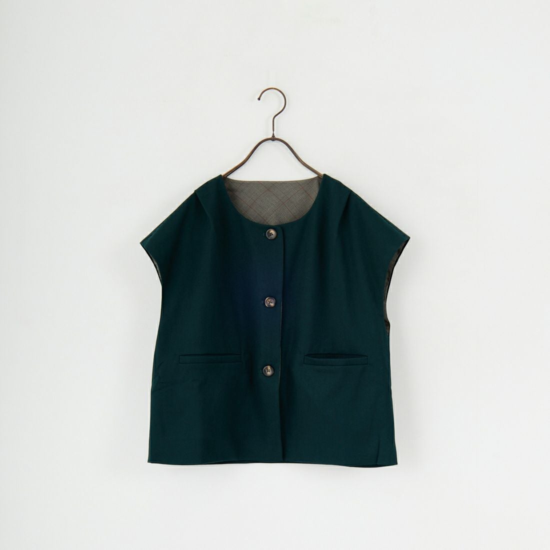 Kelen [ケレン] リバーシブルデザインベスト [LKL25FBL2255] GREEN