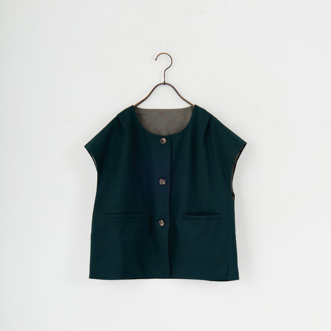 Kelen [ケレン] リバーシブルデザインベスト [LKL25FBL2255] GREEN