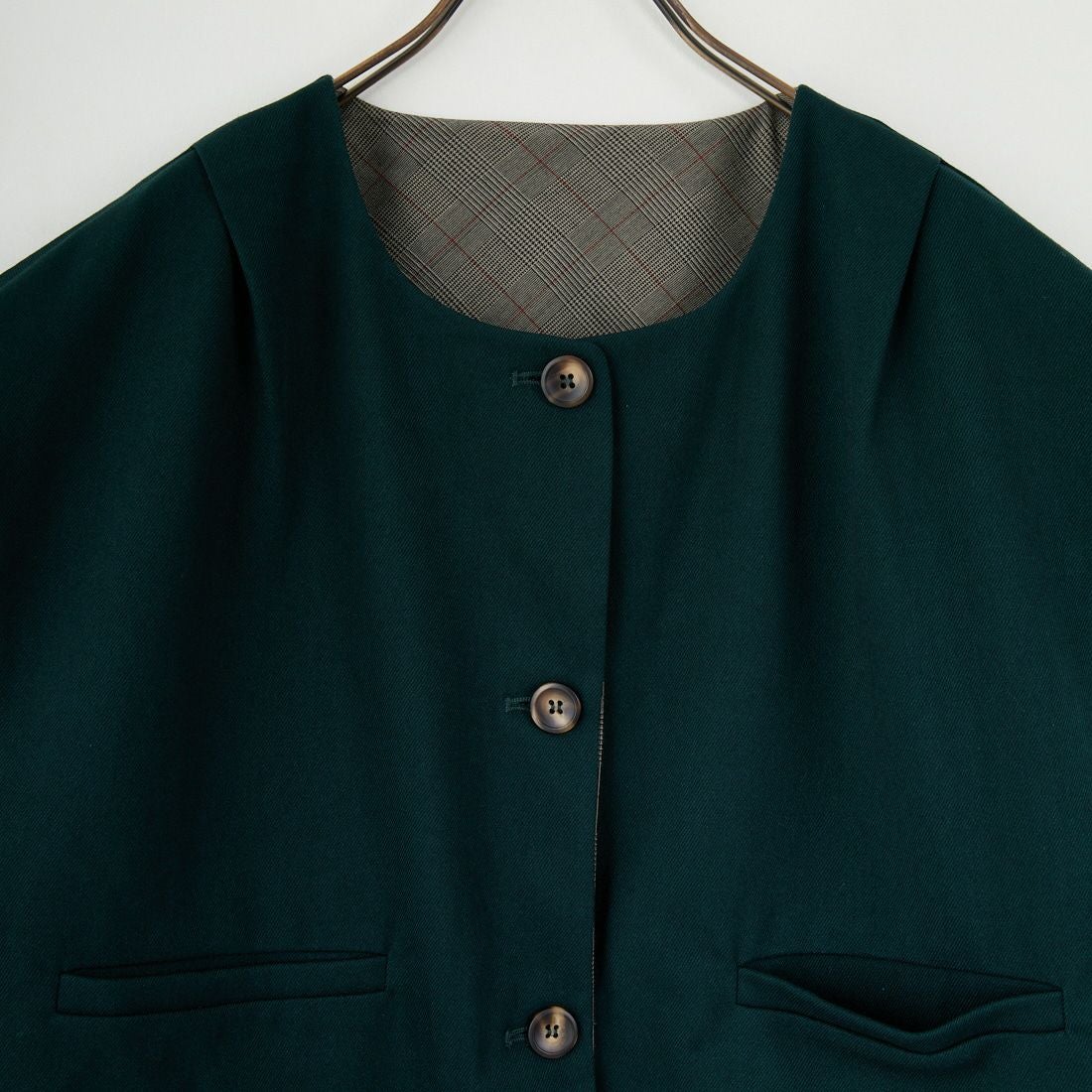 Kelen [ケレン] リバーシブルデザインベスト [LKL25FBL2255] GREEN