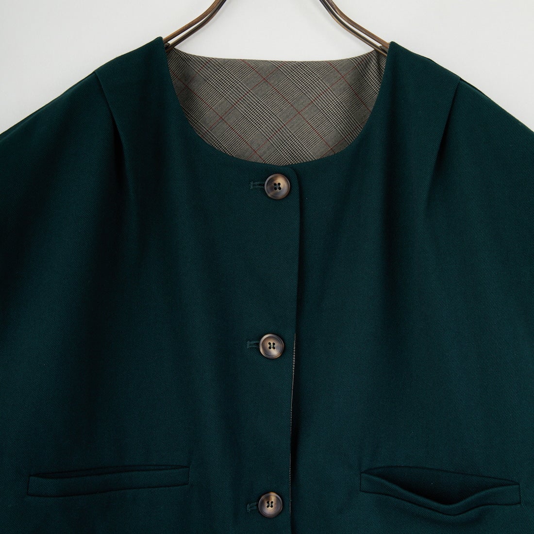 Kelen [ケレン] リバーシブルデザインベスト [LKL25FBL2255] GREEN
