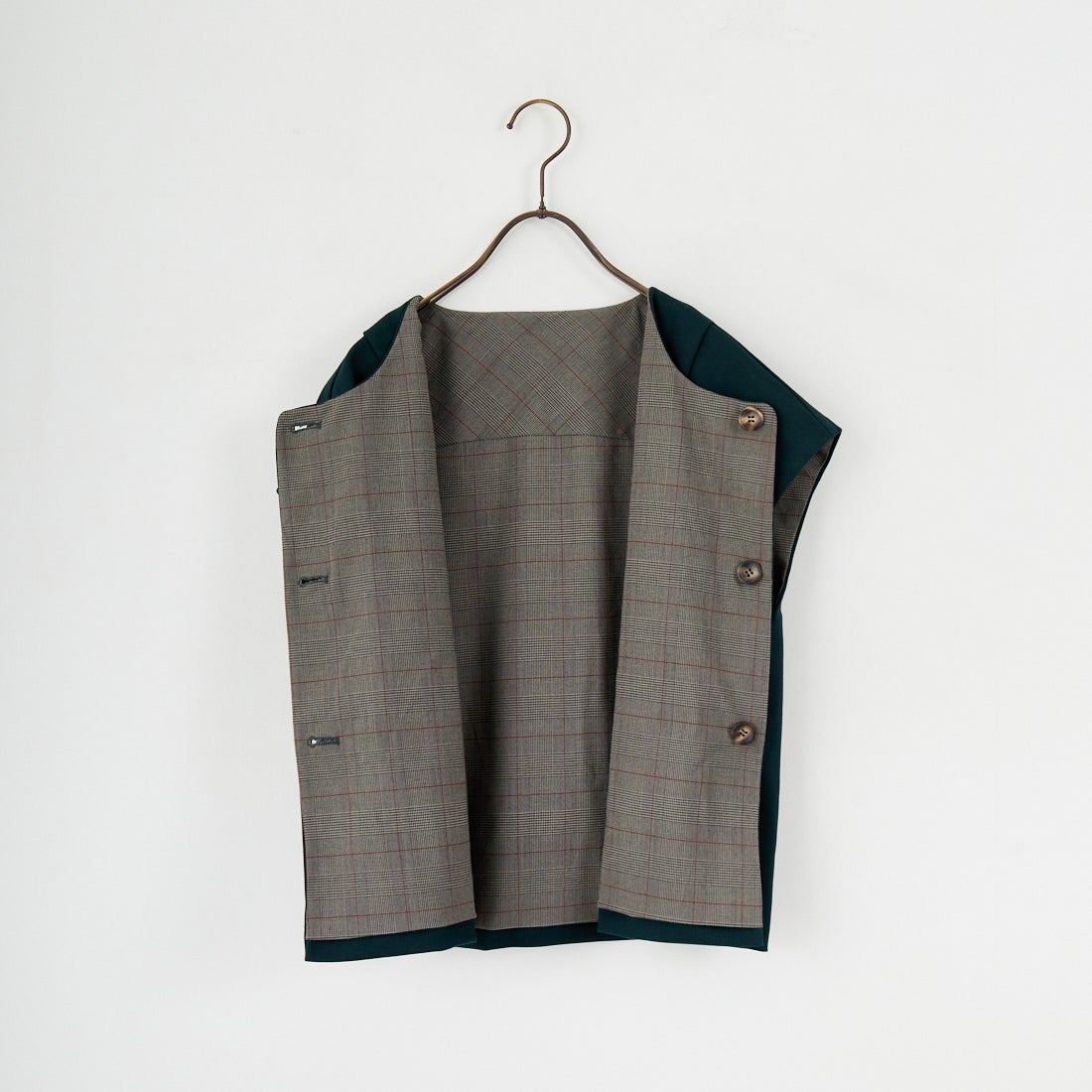 Kelen [ケレン] リバーシブルデザインベスト [LKL25FBL2255] GREEN