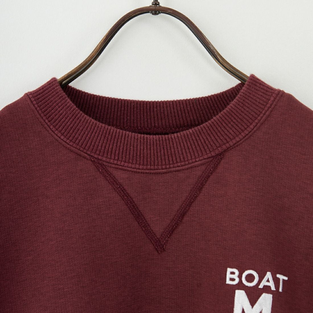 MEYAME [メヤメ] NO.6刺繍スウェット [MEY-2210] BURGUNDY