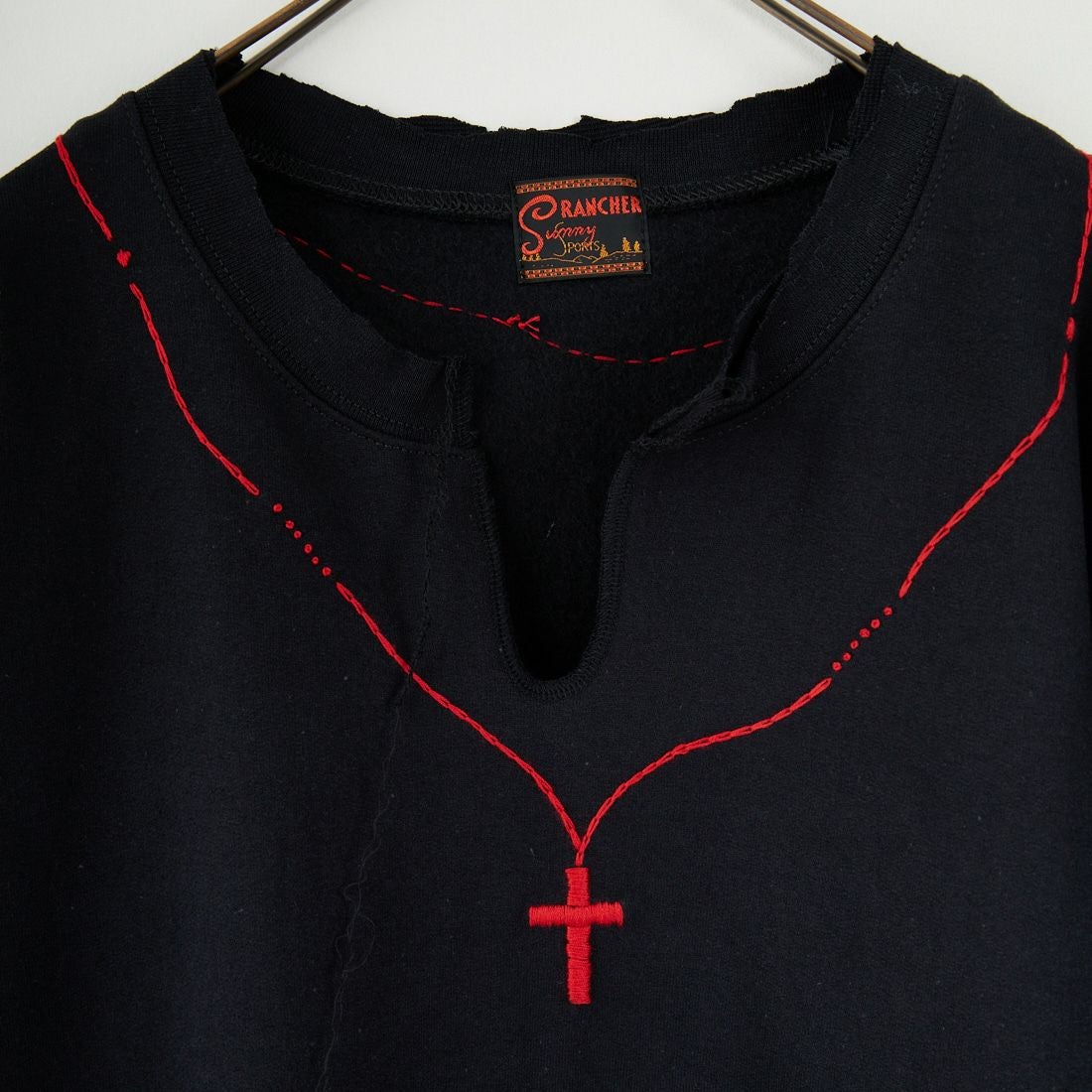 THRIFTY LOOK [スリフティールック] ロザリオクルーネックスウェット [TL25F021] BLACK