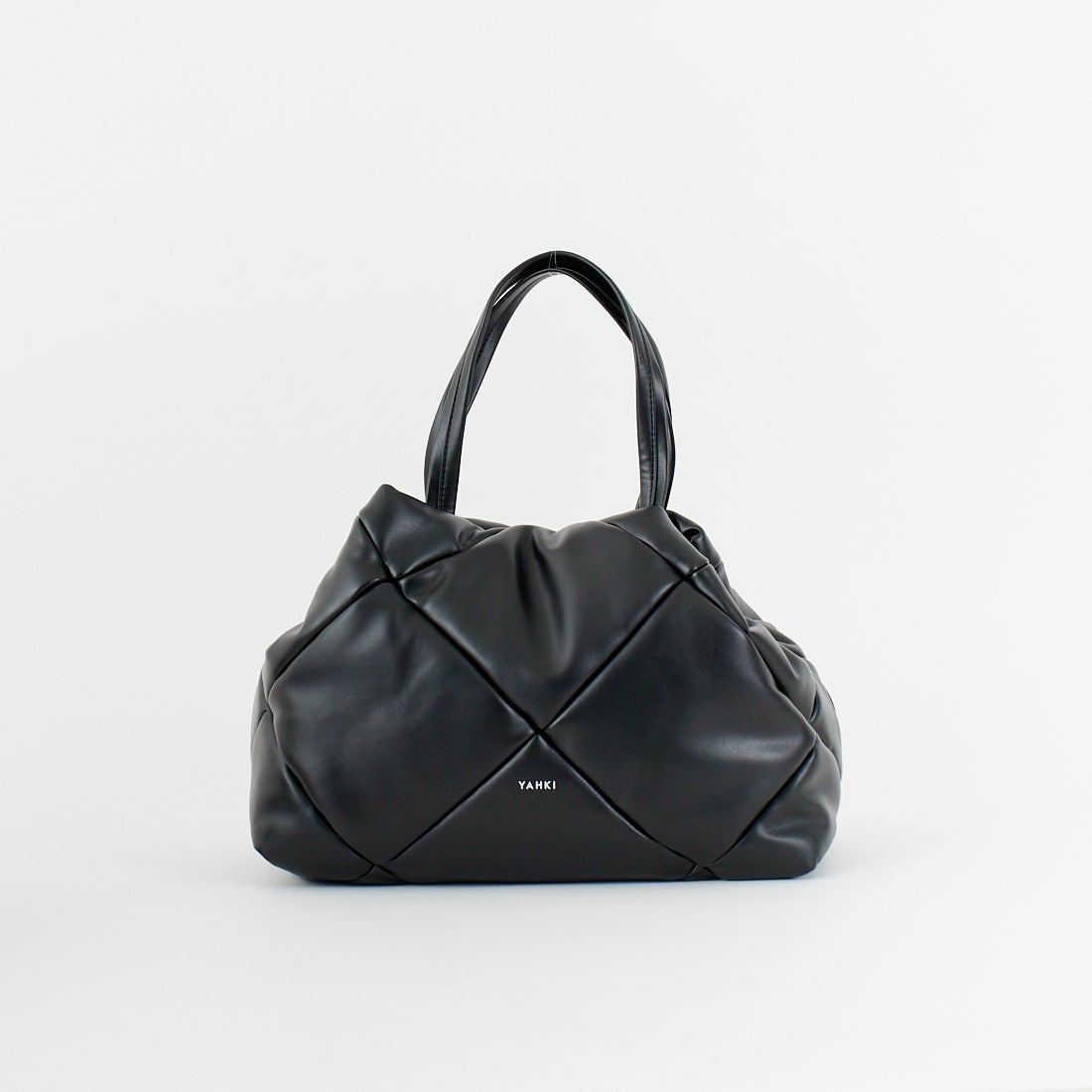YAHKI [ヤーキ] フェイクレザートートバッグ [YH-747] BLACK