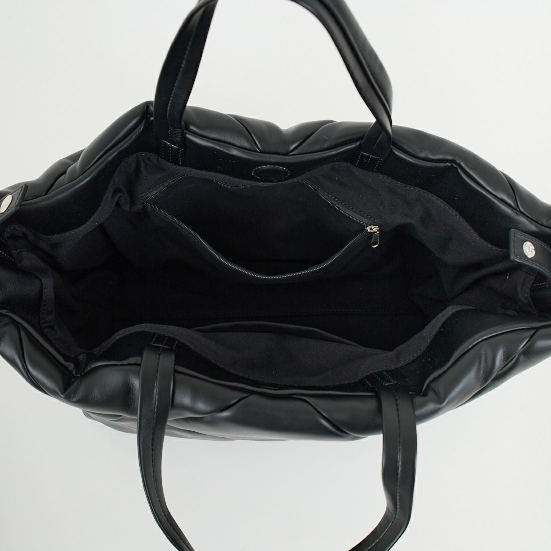 YAHKI [ヤーキ] フェイクレザートートバッグ [YH-747] BLACK