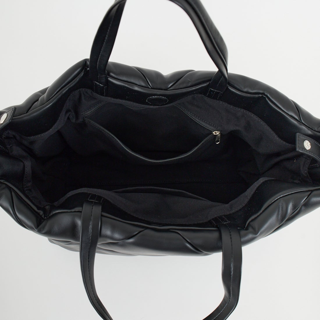 YAHKI [ヤーキ] フェイクレザートートバッグ [YH-747] BLACK