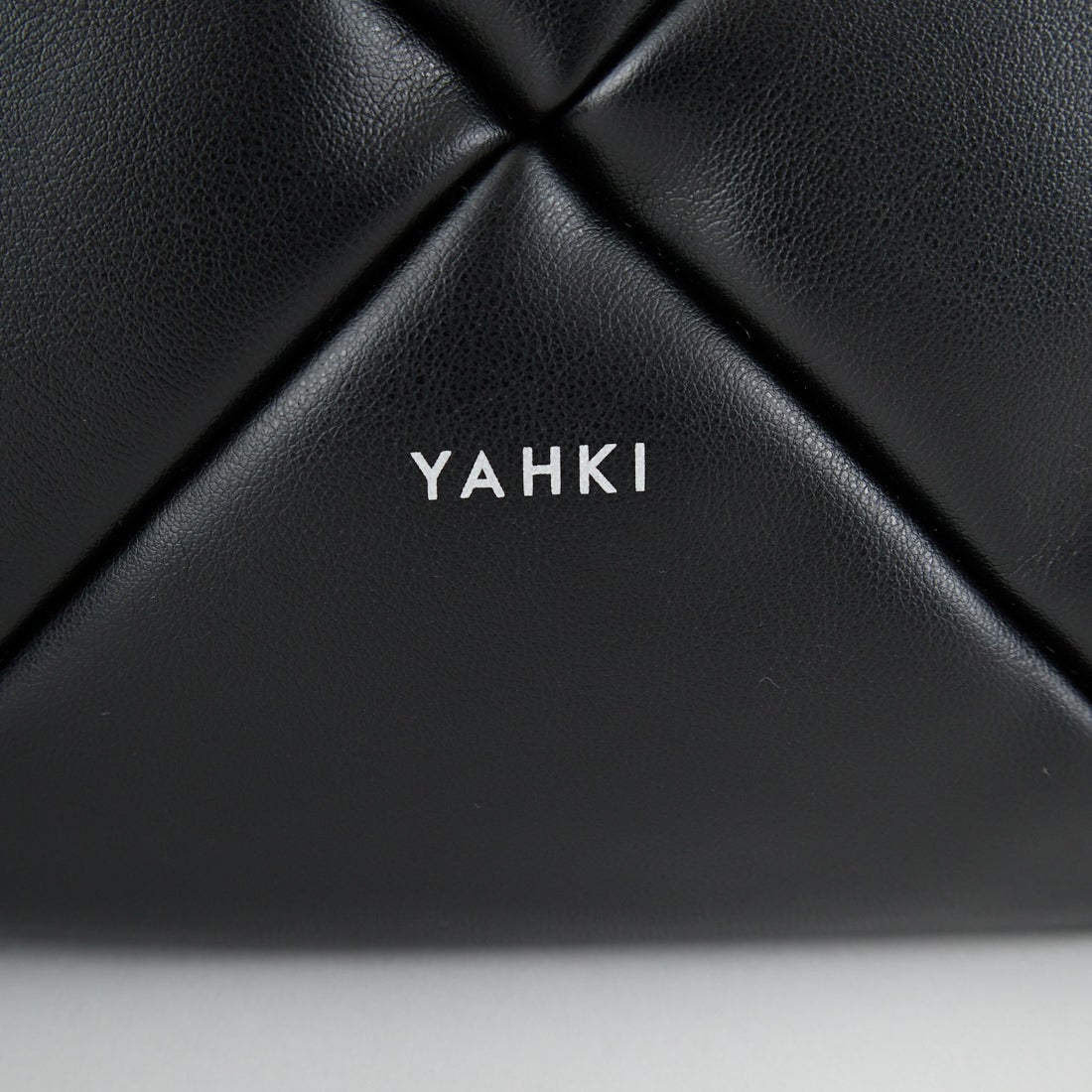 YAHKI [ヤーキ] フェイクレザートートバッグ [YH-747] BLACK