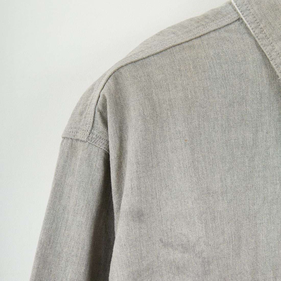 BOW WOW [バウワウ] リペアードウォーングレーシャンブレーシャツ [BW252-RWGCS] AGED GRAY
