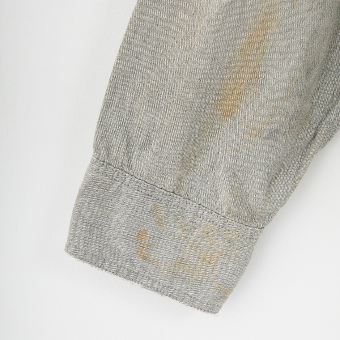 BOW WOW [バウワウ] リペアードウォーングレーシャンブレーシャツ [BW252-RWGCS] AGED GRAY