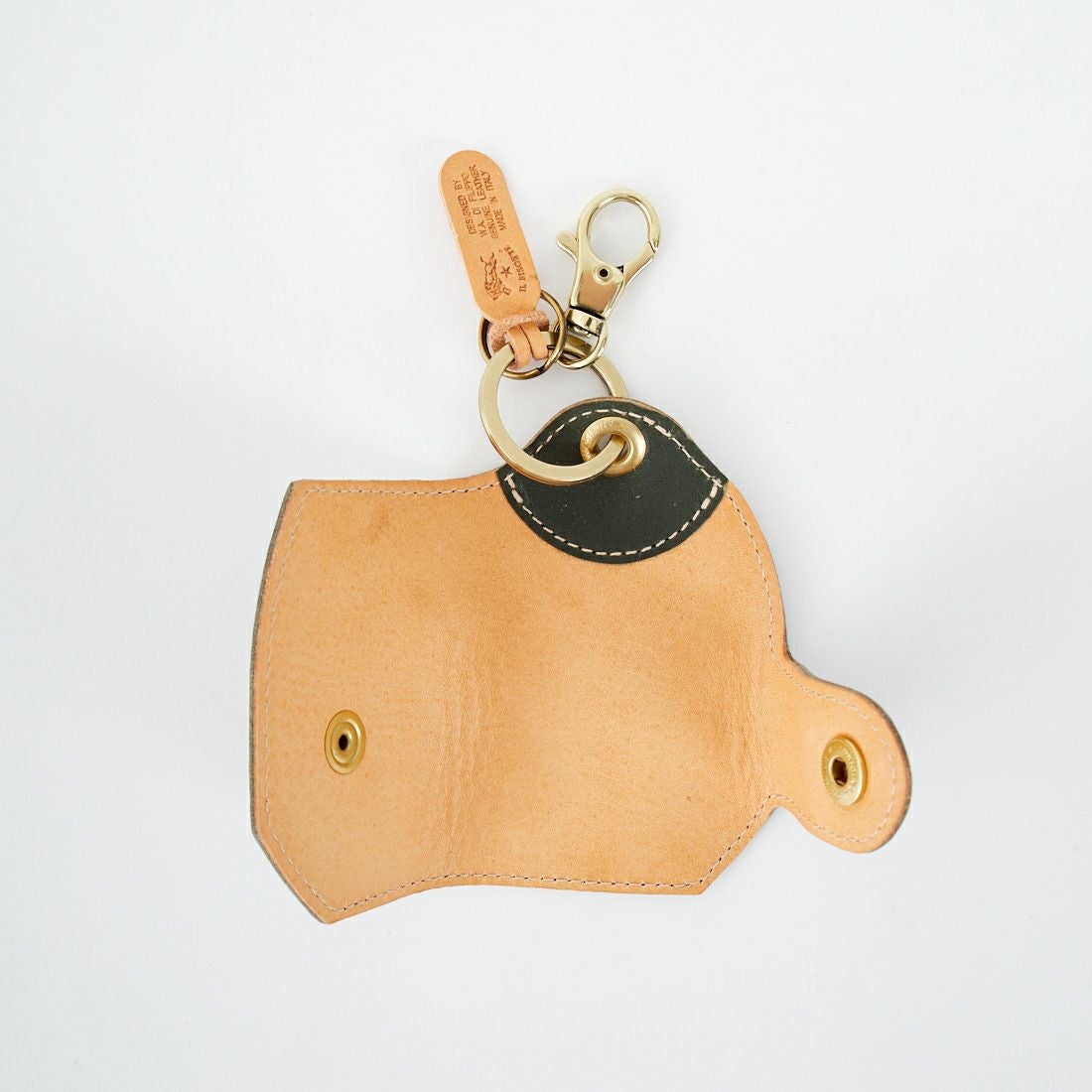 IL BISONTE [イルビゾンテ] 55thコンビボタン キーケース [54252310150] 47 F.GREEN