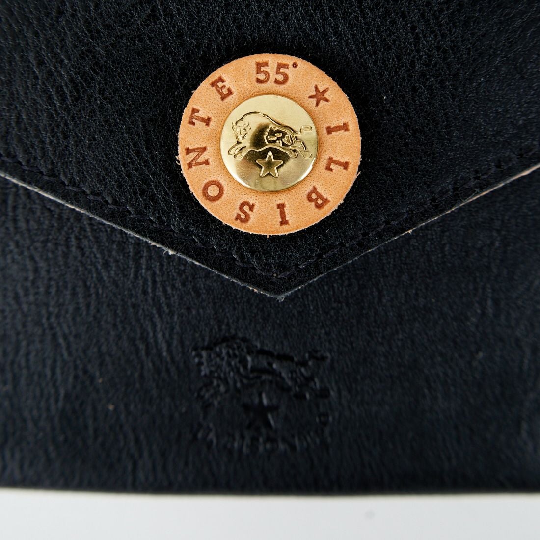 IL BISONTE [イルビゾンテ] 55thコンビボタン ウォレット [54252311141] 98 BLACK