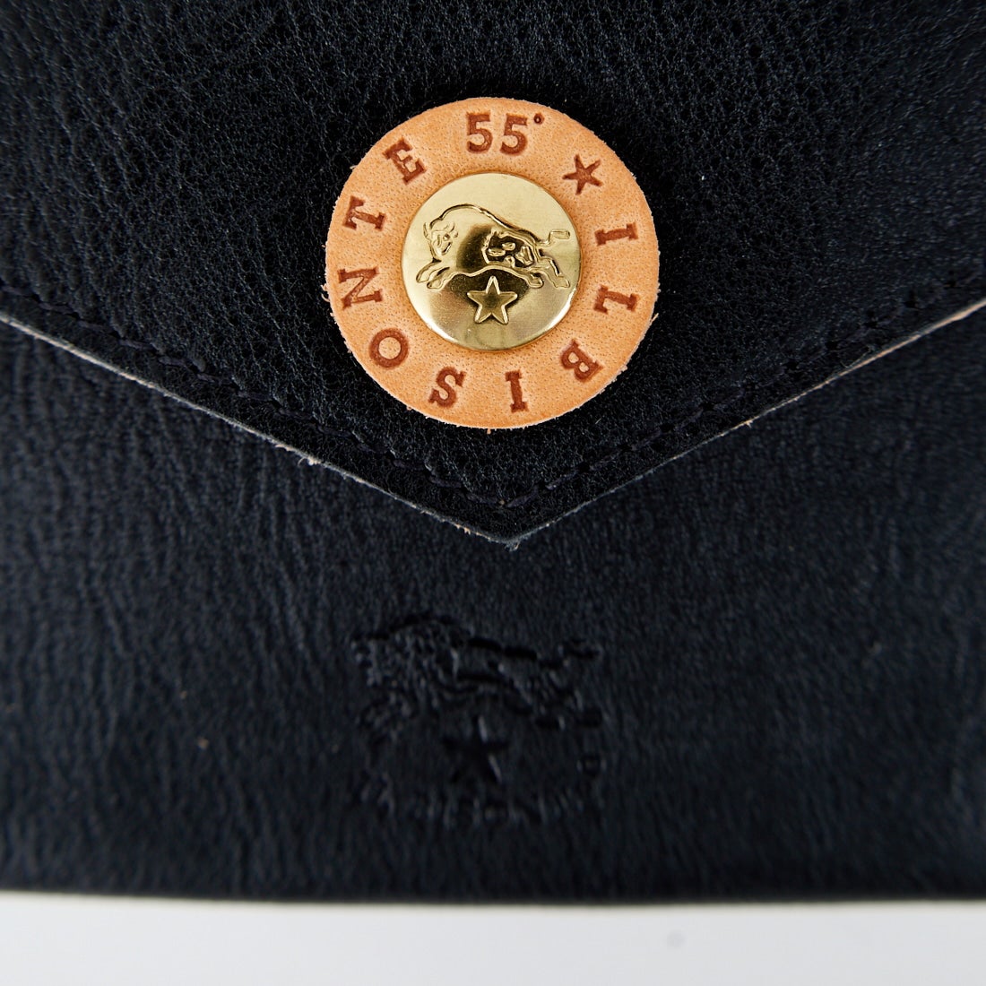IL BISONTE [イルビゾンテ] 55thコンビボタン ウォレット [54252311141] 98 BLACK