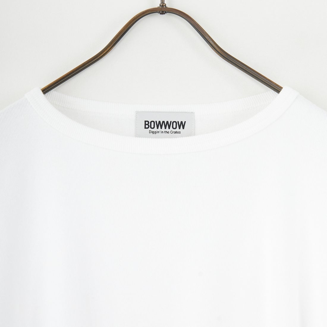 BOW WOW [バウワウ] ベースボールTシャツ [BW-BT] BLACK/WHIT