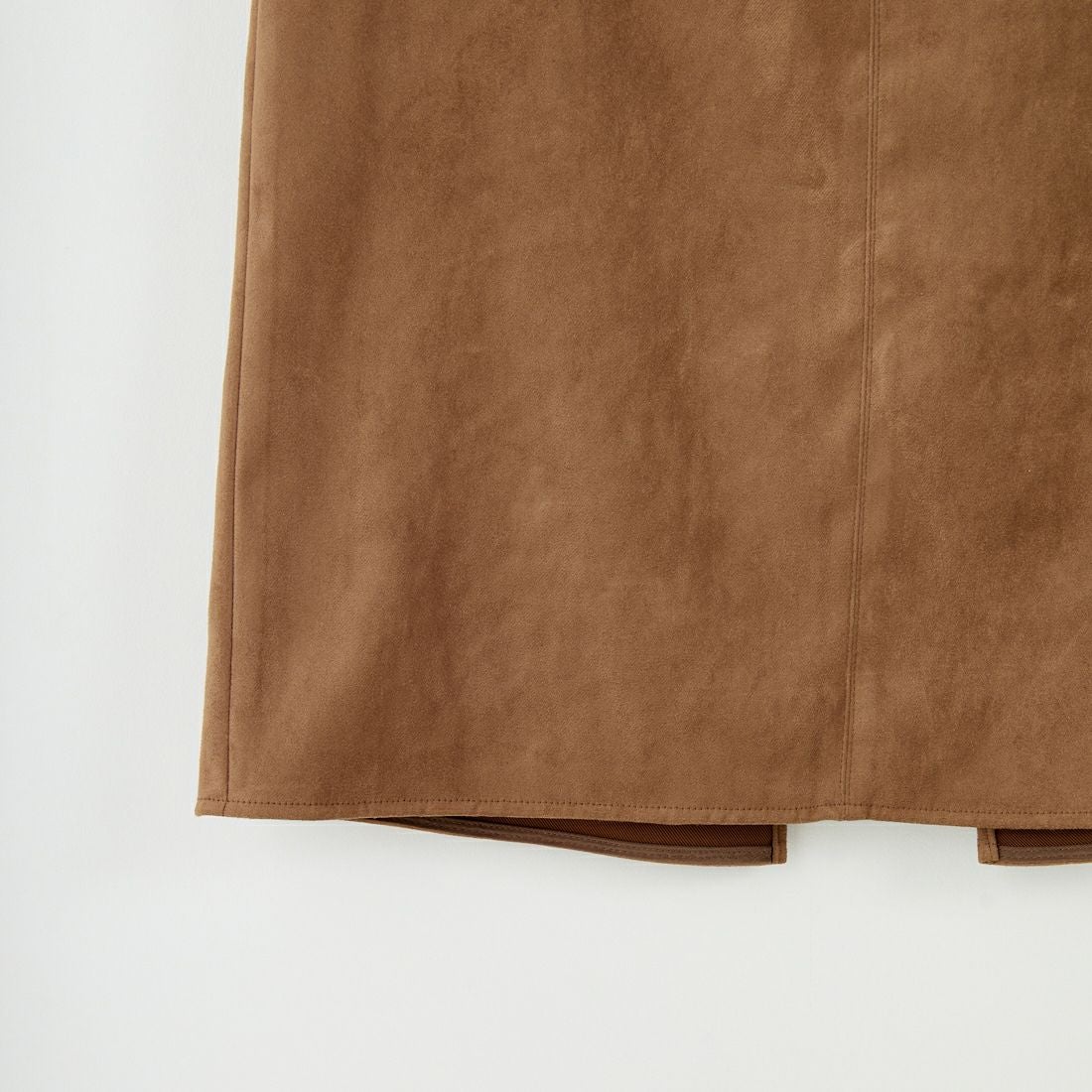 MICA&DEAL [マイカアンドディール] フェイクスエードタイトスカート [0125302238] CAMEL