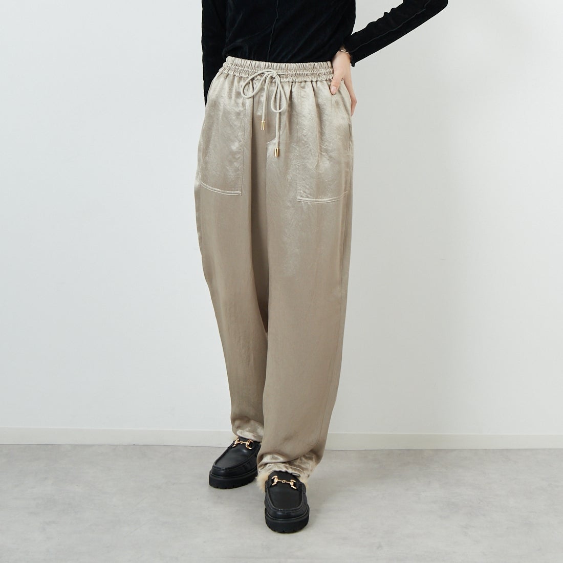 BEIGE&&モデル身長：162cm 着用サイズ：F&&