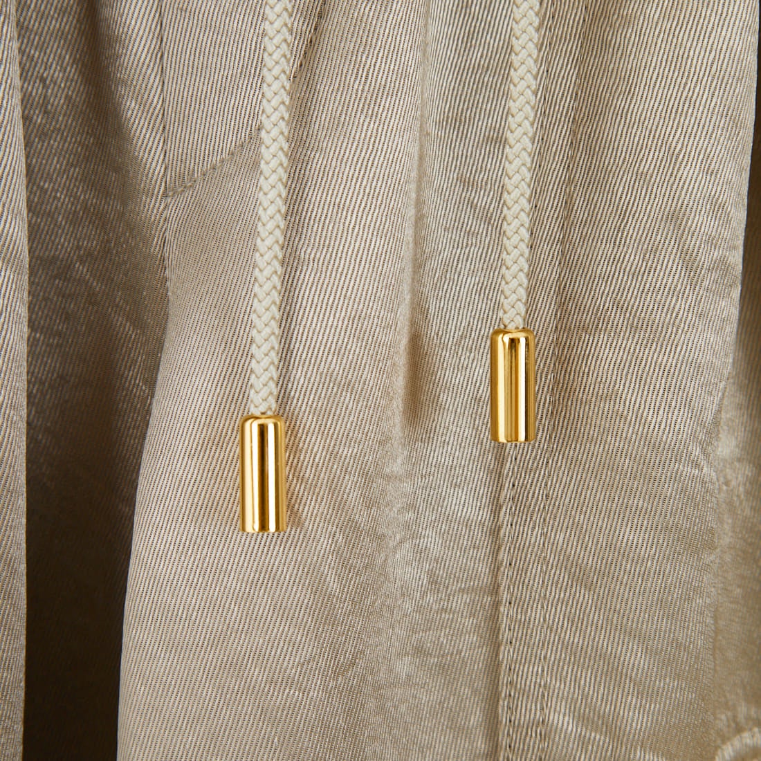 MICA&DEAL [マイカアンドディール] クラッシュサテンパラシュートパンツ [0125303240] BEIGE
