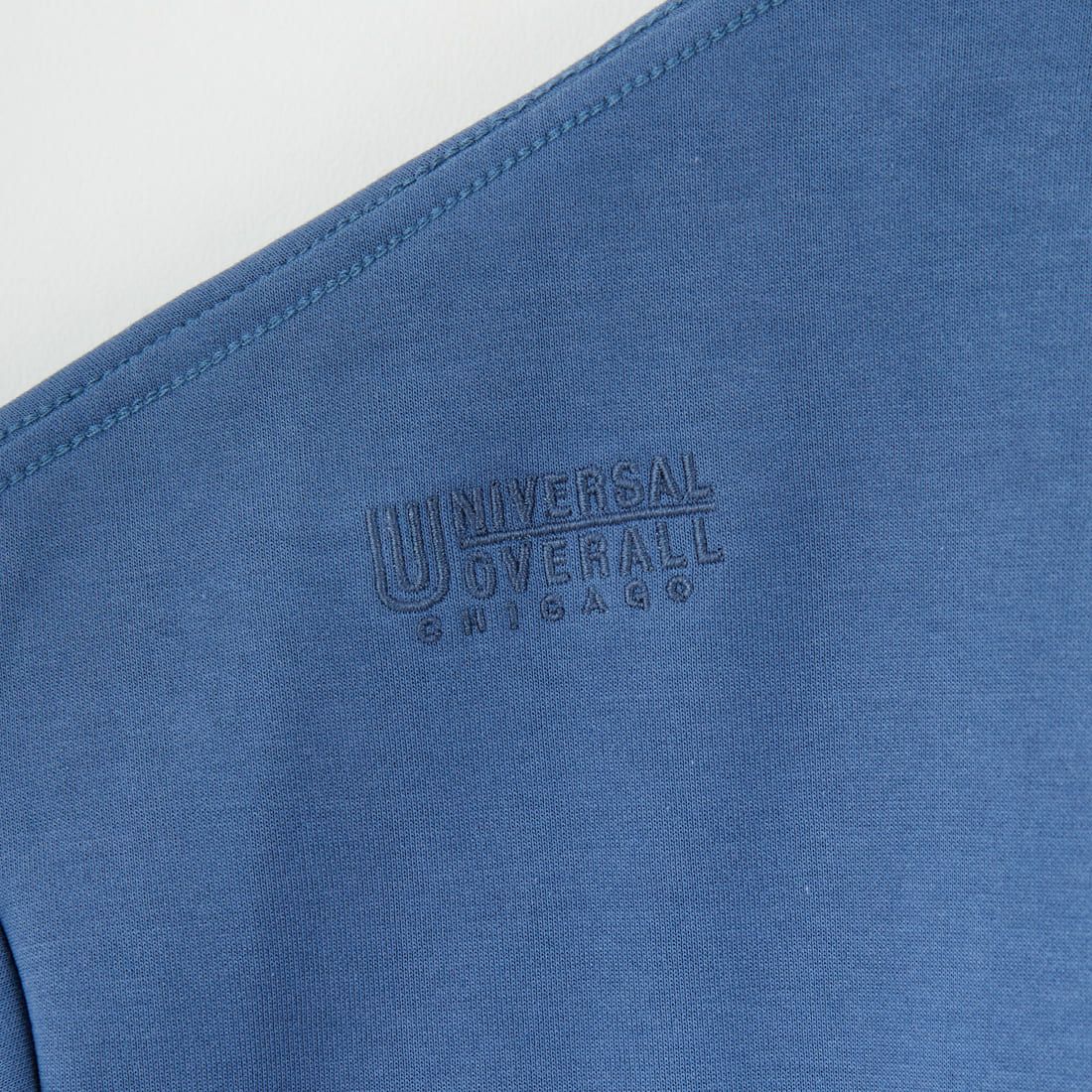 UNIVERSAL OVERALL [ユニバーサルオーバーオール] 別注 ドローコード付き ポンチロングスリーブTシャツ [U2533230IN-JF] BLUE