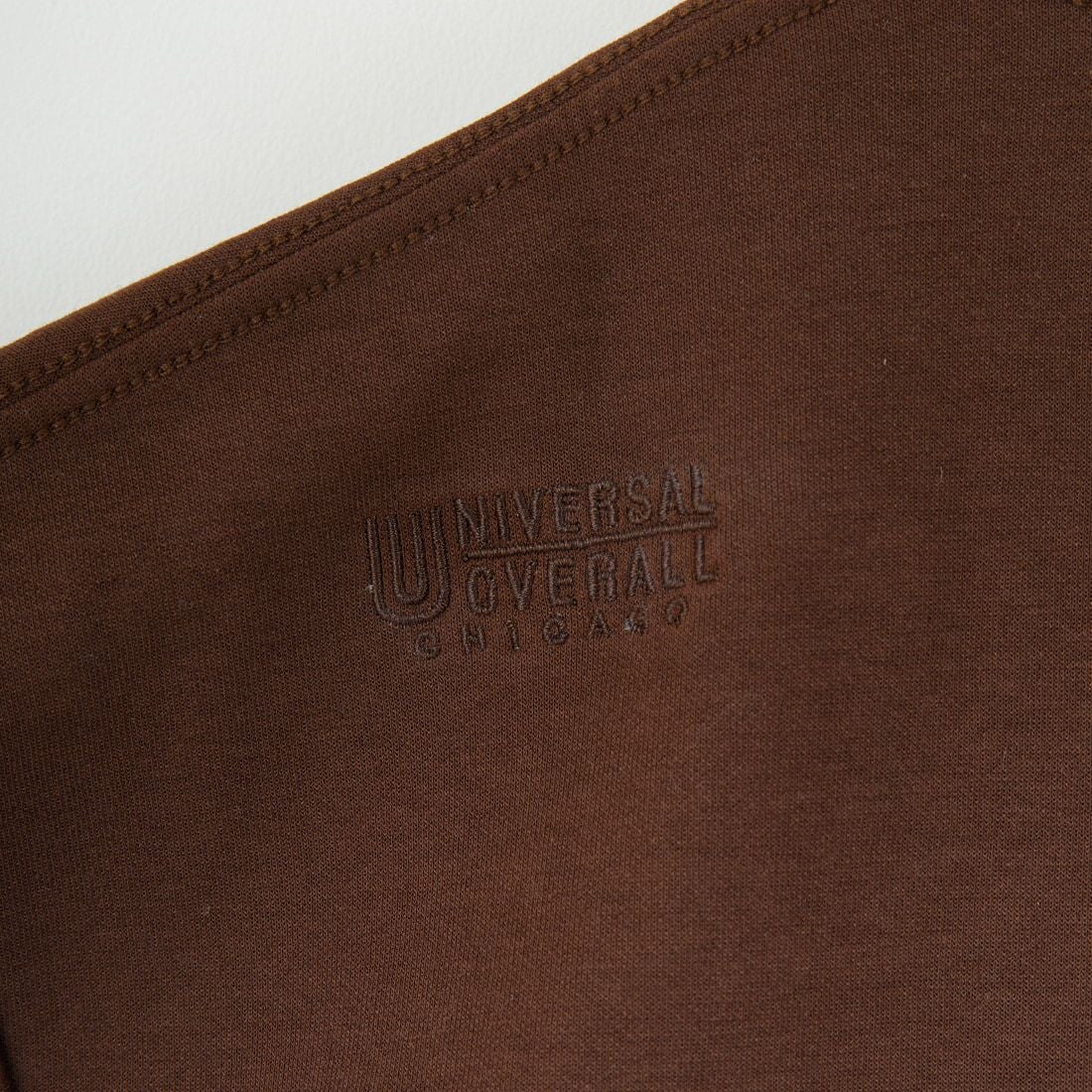 UNIVERSAL OVERALL [ユニバーサルオーバーオール] 別注 ドローコード付き ポンチロングスリーブTシャツ [U2533230IN-JF] BROWN