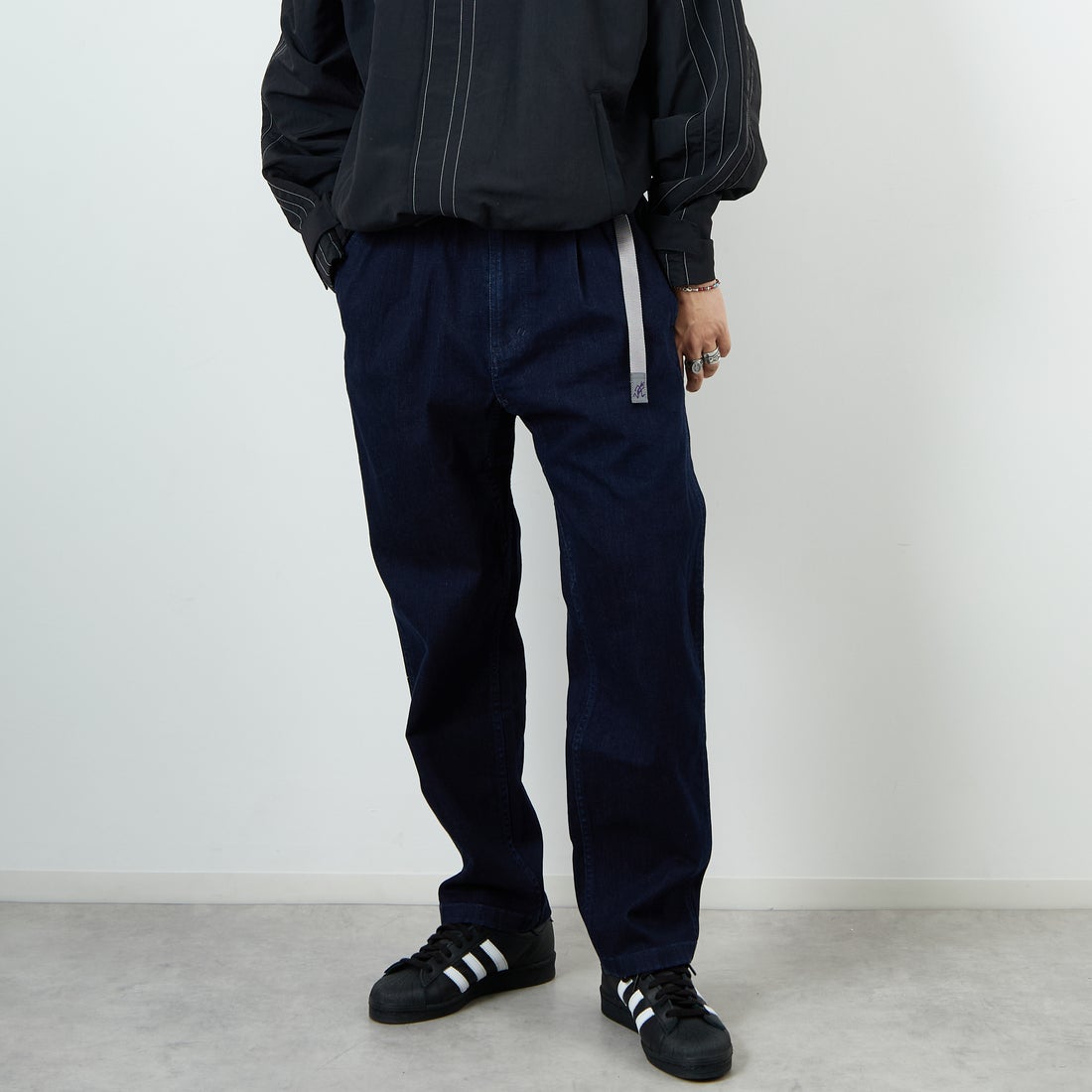 ONE WASH&&モデル身長：179cm 着用サイズ：L&&