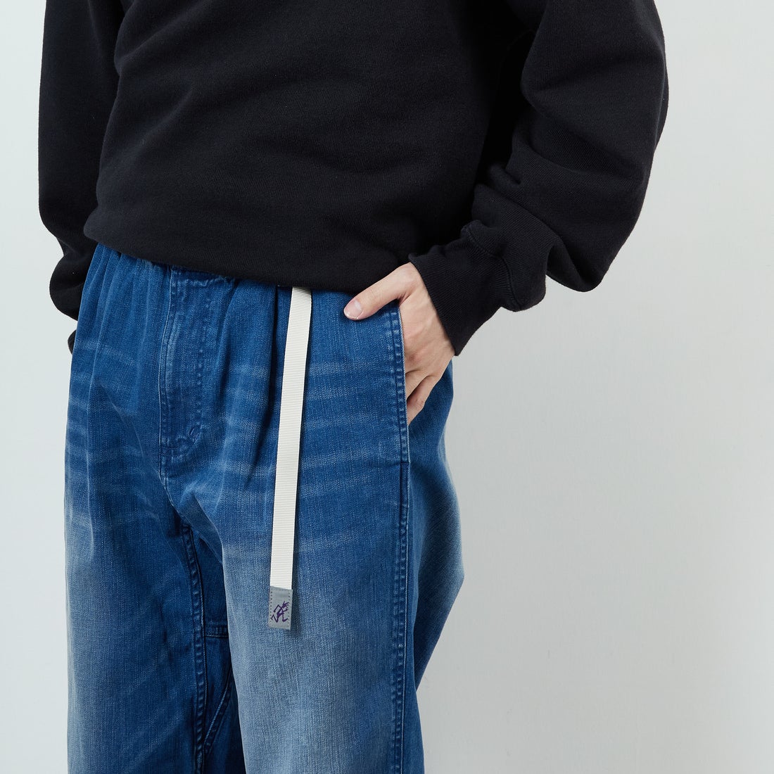 GRAMiCCi [グラミチ] 別注 ストレッチデニム エブリデイパンツ [GUP5-F1023-JF] D.USED BLU