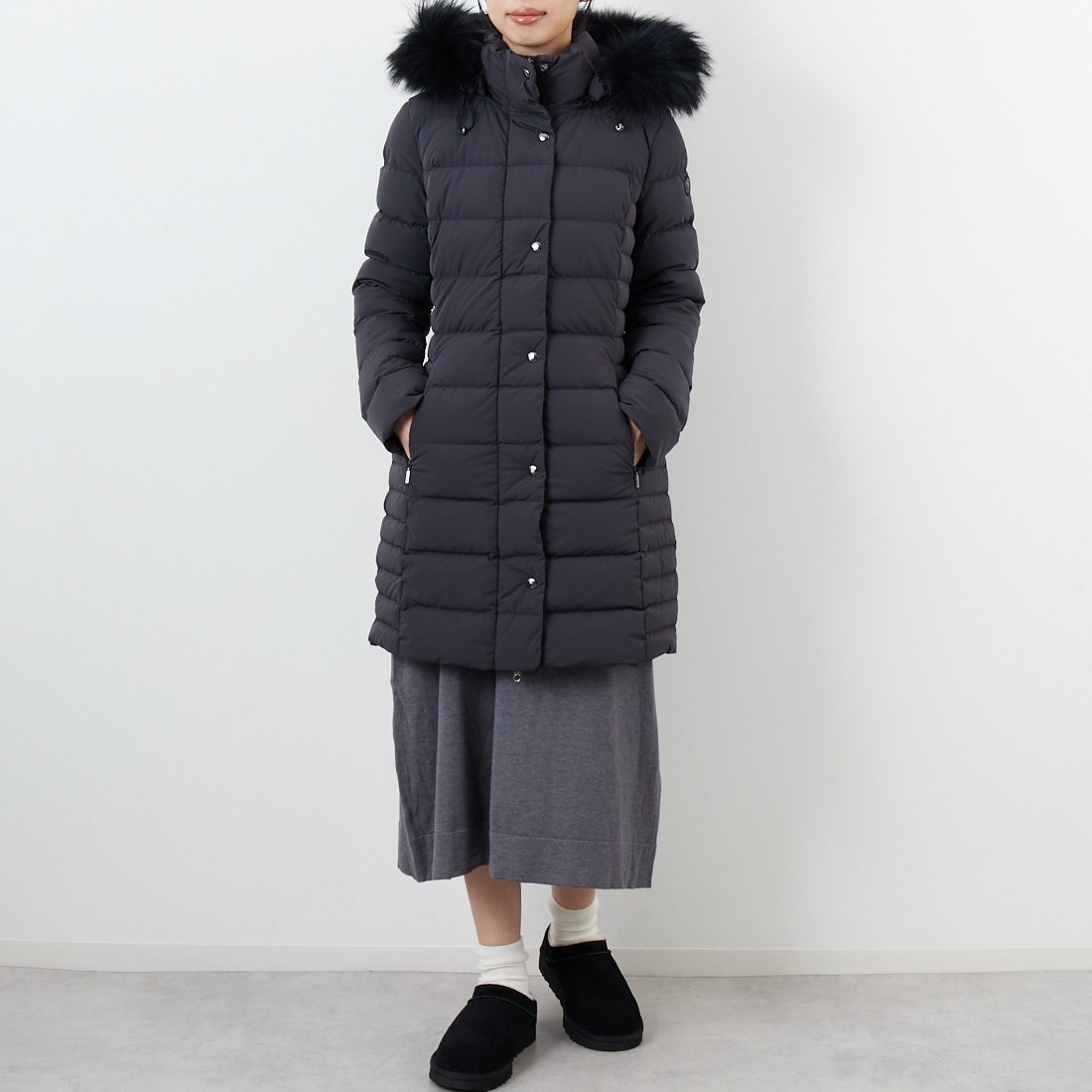 500 BLACK&&モデル身長：162cm 着用サイズ：42&&