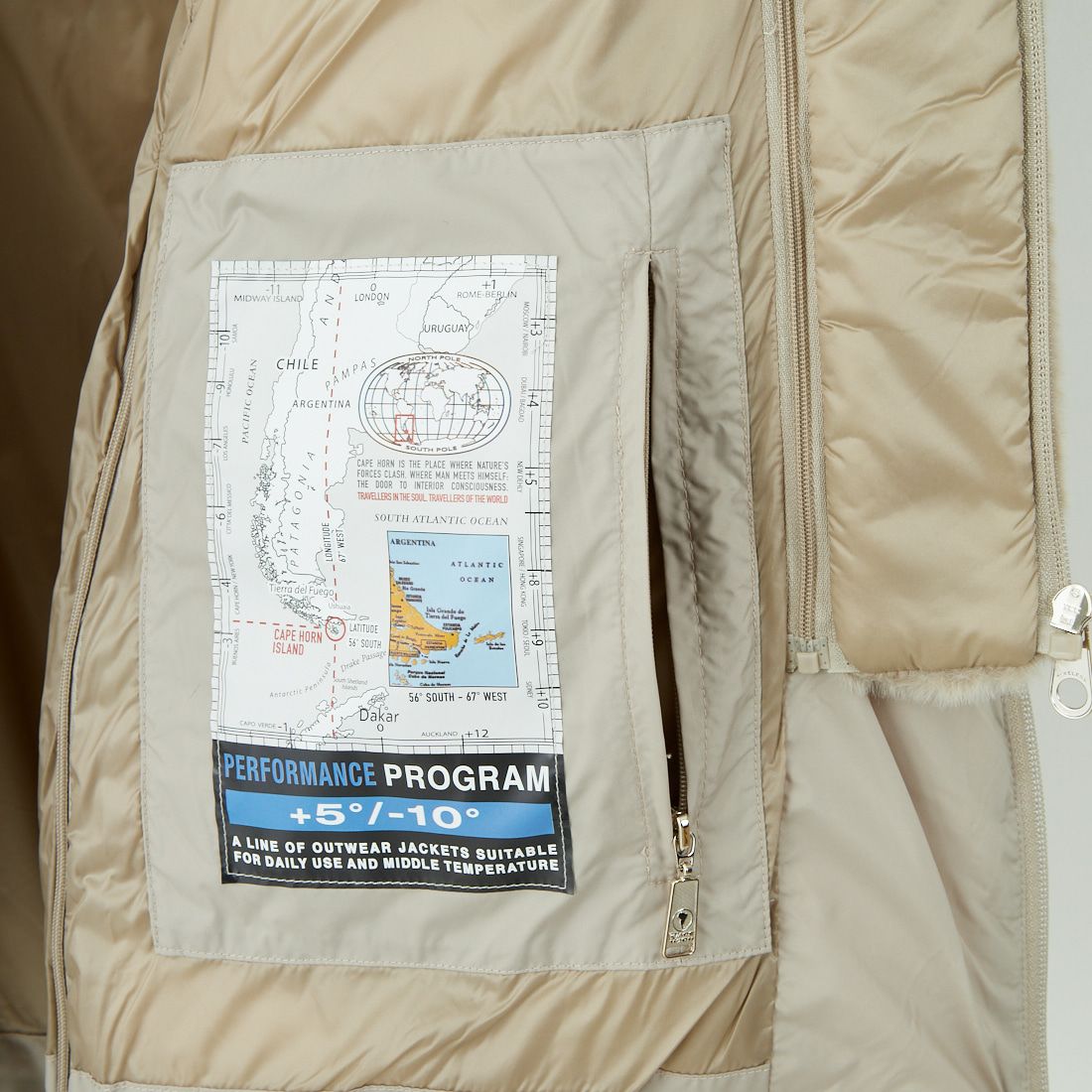 CAPE HORN [ケープホーン] ALVAREZ ダウンジャケット [B2566] 107 SAFARI