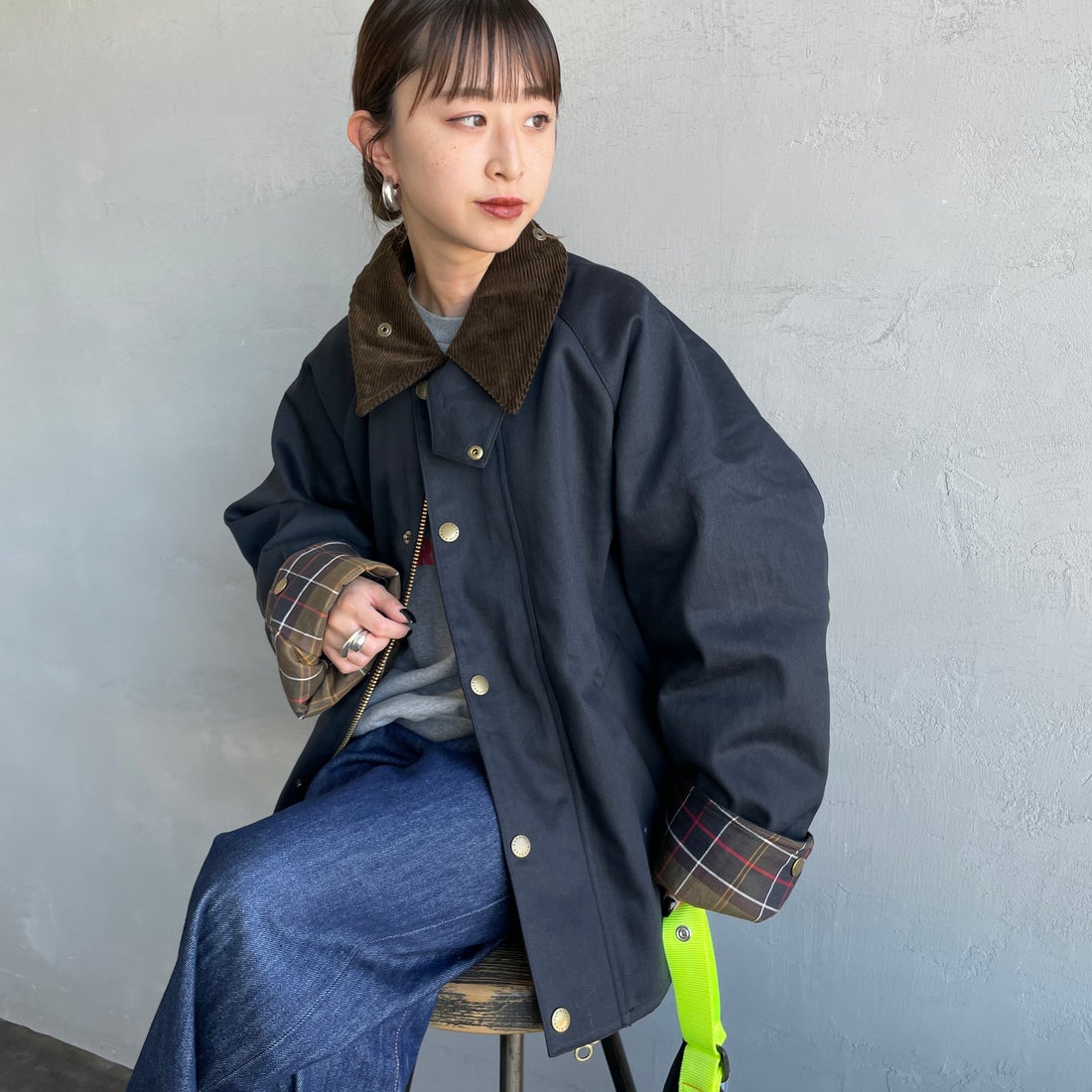 Barbour [バブアー] 別注 中綿入り TRANSPORT コーデュラデニム トランスポートジャケット [MCAS204-JF]