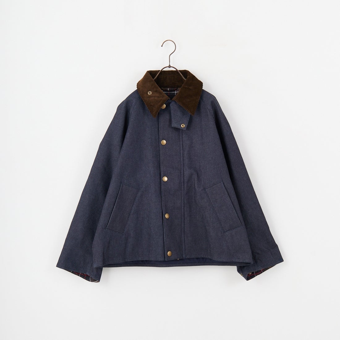 Barbour [バブアー] 別注 中綿入り TRANSPORT コーデュラデニム トランスポートジャケット [MCAS204-JF] BLUE