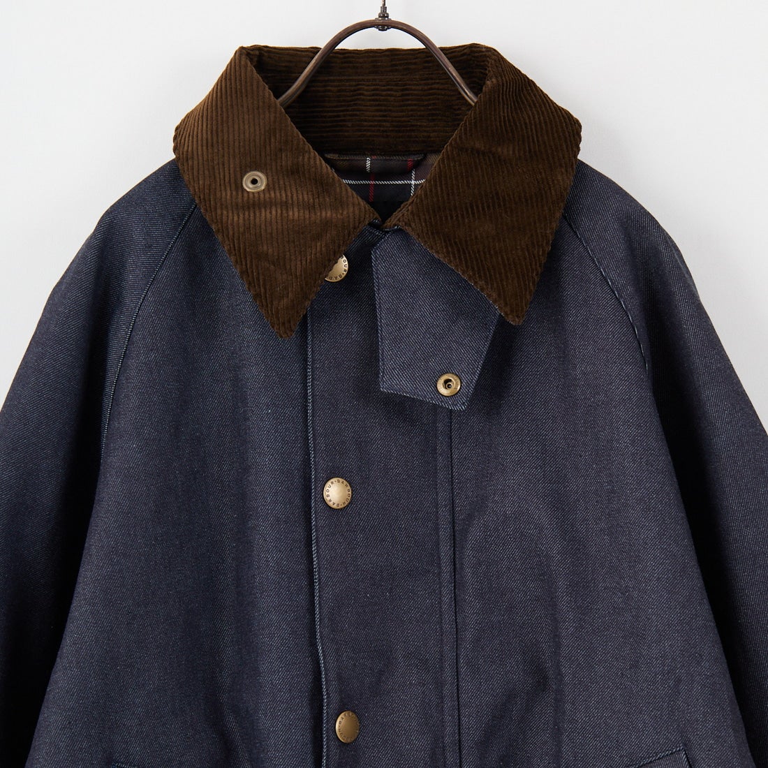 Barbour [バブアー] 別注 中綿入り TRANSPORT コーデュラデニム トランスポートジャケット [MCAS204-JF] BLUE