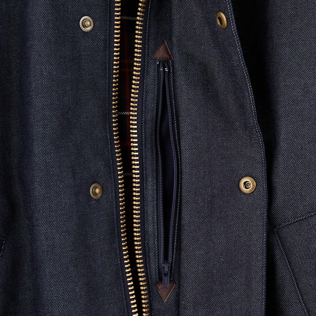 Barbour [バブアー] 別注 中綿入り TRANSPORT コーデュラデニム トランスポートジャケット [MCAS204-JF] BLUE