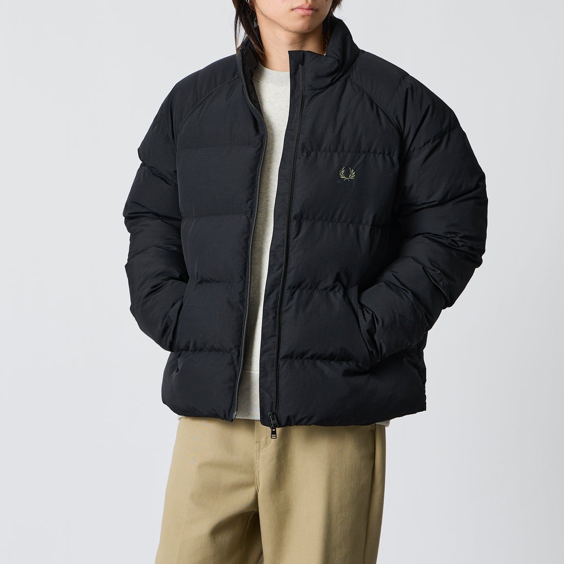 184 BLACK&&モデル身長：177cm 着用サイズ：L&&