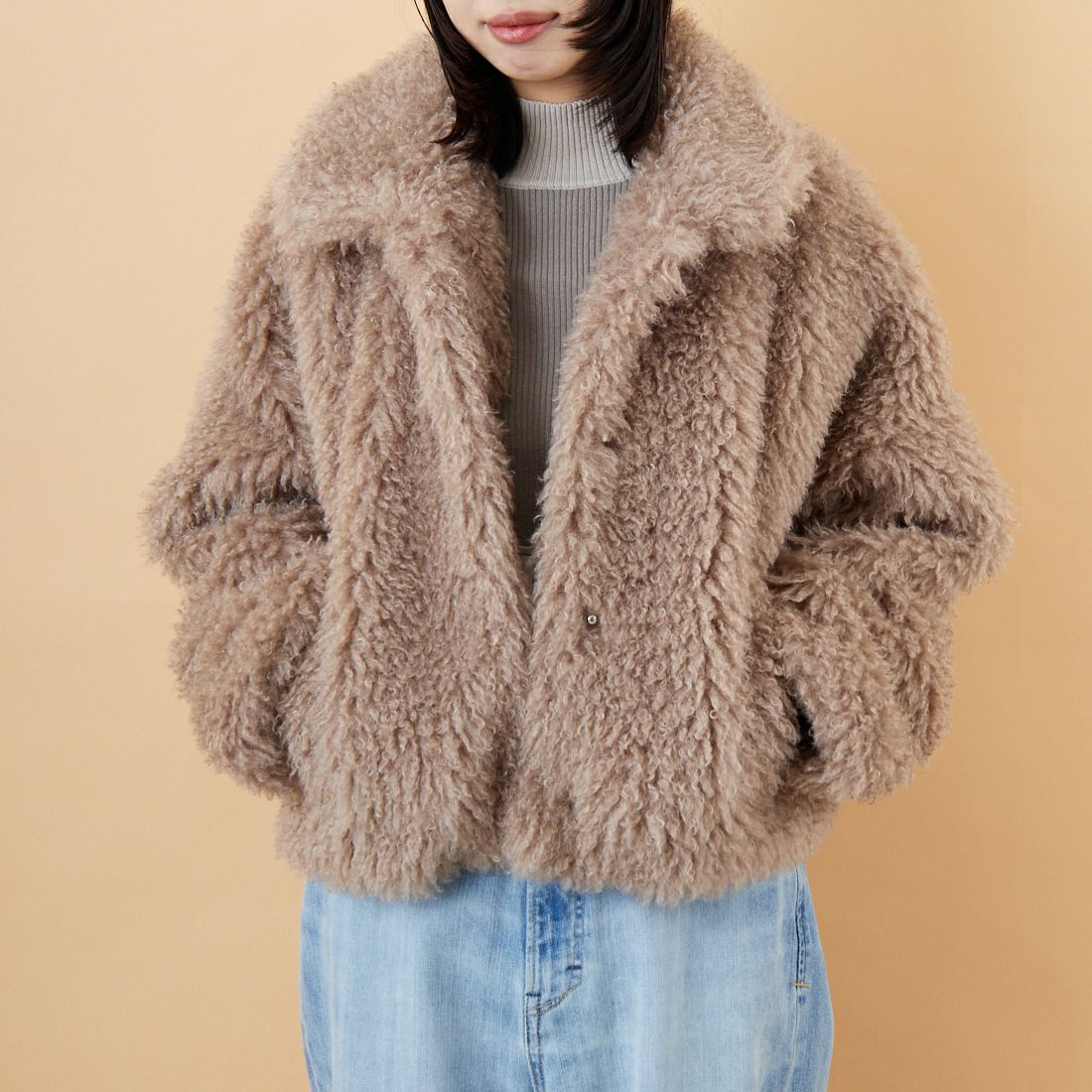 157 ﾓｶ&&モデル身長：162cm 着用サイズ：F&&