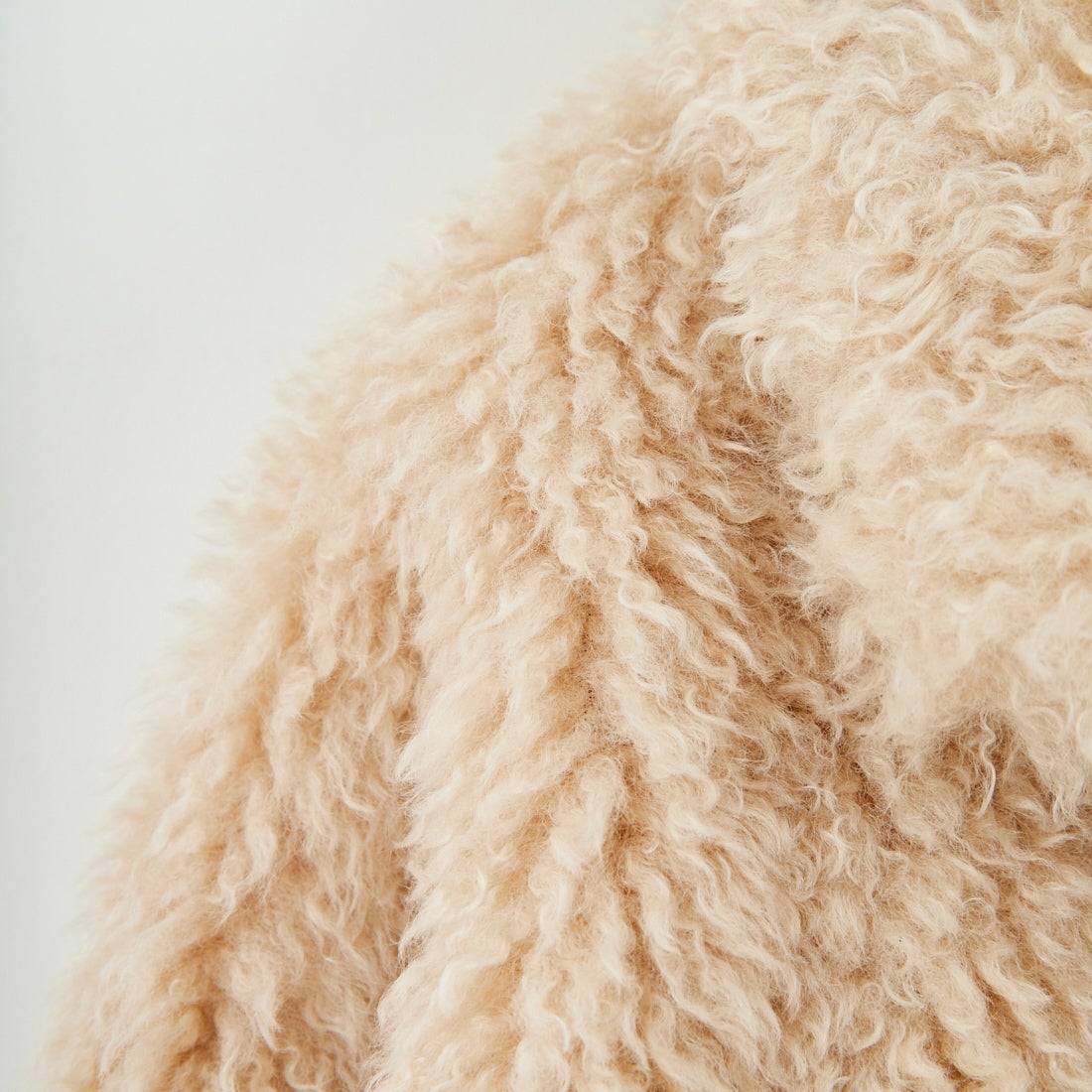 Jeans Factory Clothes [ジーンズファクトリークローズ] プードルファーショートブルゾン [330024] 103 ｱｲﾎﾞﾘｰ