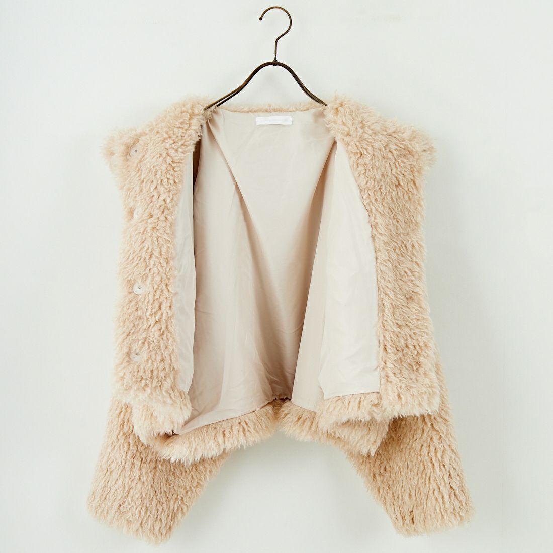 Jeans Factory Clothes [ジーンズファクトリークローズ] プードルファーショートブルゾン [330024] 103 ｱｲﾎﾞﾘｰ