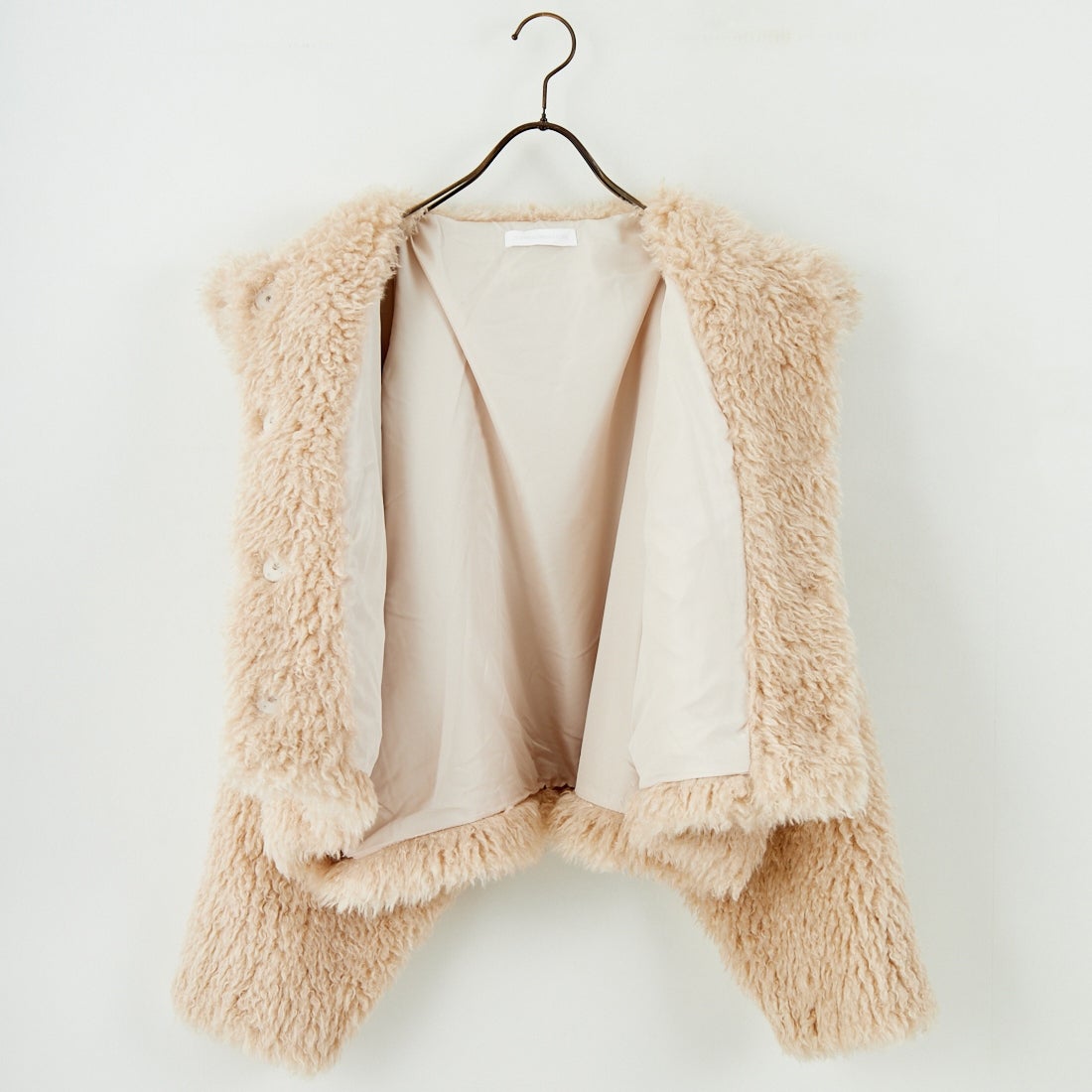 Jeans Factory Clothes [ジーンズファクトリークローズ] プードルファーショートブルゾン [330024] 103 ｱｲﾎﾞﾘｰ