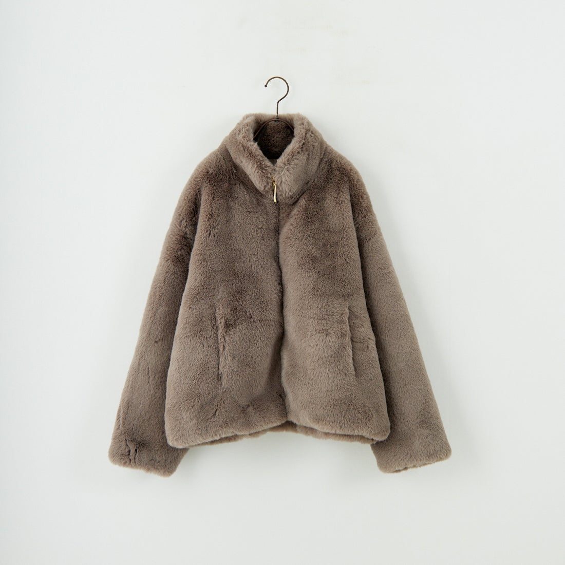 Jeans Factory Clothes [ジーンズファクトリークローズ] エコファーオーバーサイズブルゾン [330023] 116 ｸﾞﾚｰｼﾞ