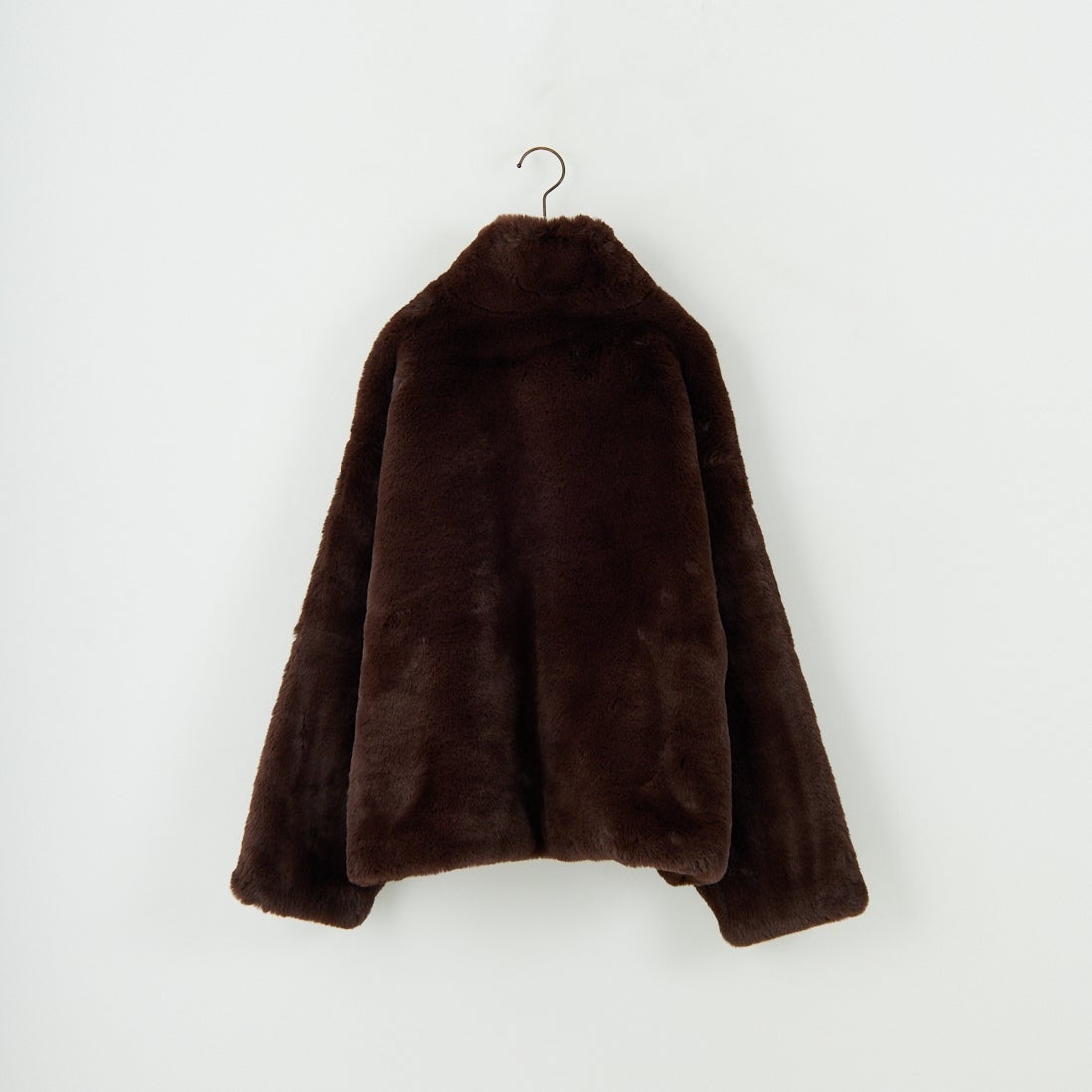 Jeans Factory Clothes [ジーンズファクトリークローズ] エコファーオーバーサイズブルゾン [330023] 155 ﾌﾞﾗｳﾝ