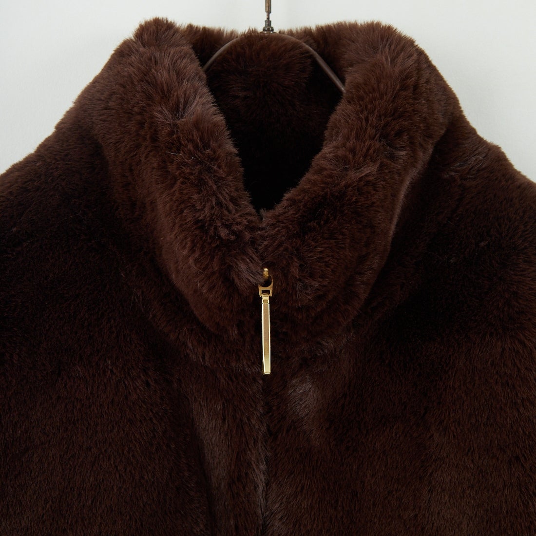 Jeans Factory Clothes [ジーンズファクトリークローズ] エコファーオーバーサイズブルゾン [330023] 155 ﾌﾞﾗｳﾝ