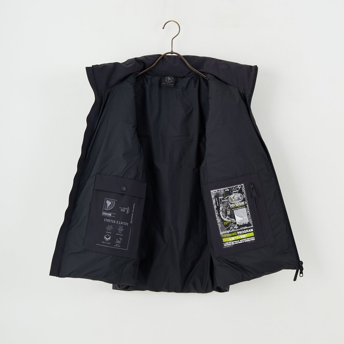 CAPE HORN [ケープホーン] FJORD ダウンベスト [B1508] 500 BLACK