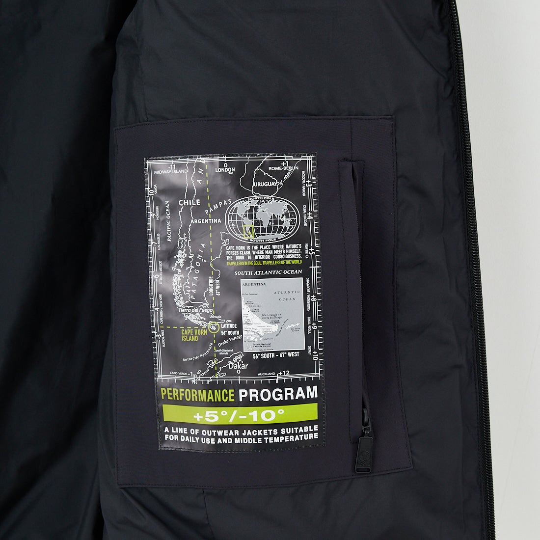 CAPE HORN [ケープホーン] FJORD ダウンベスト [B1508] 500 BLACK