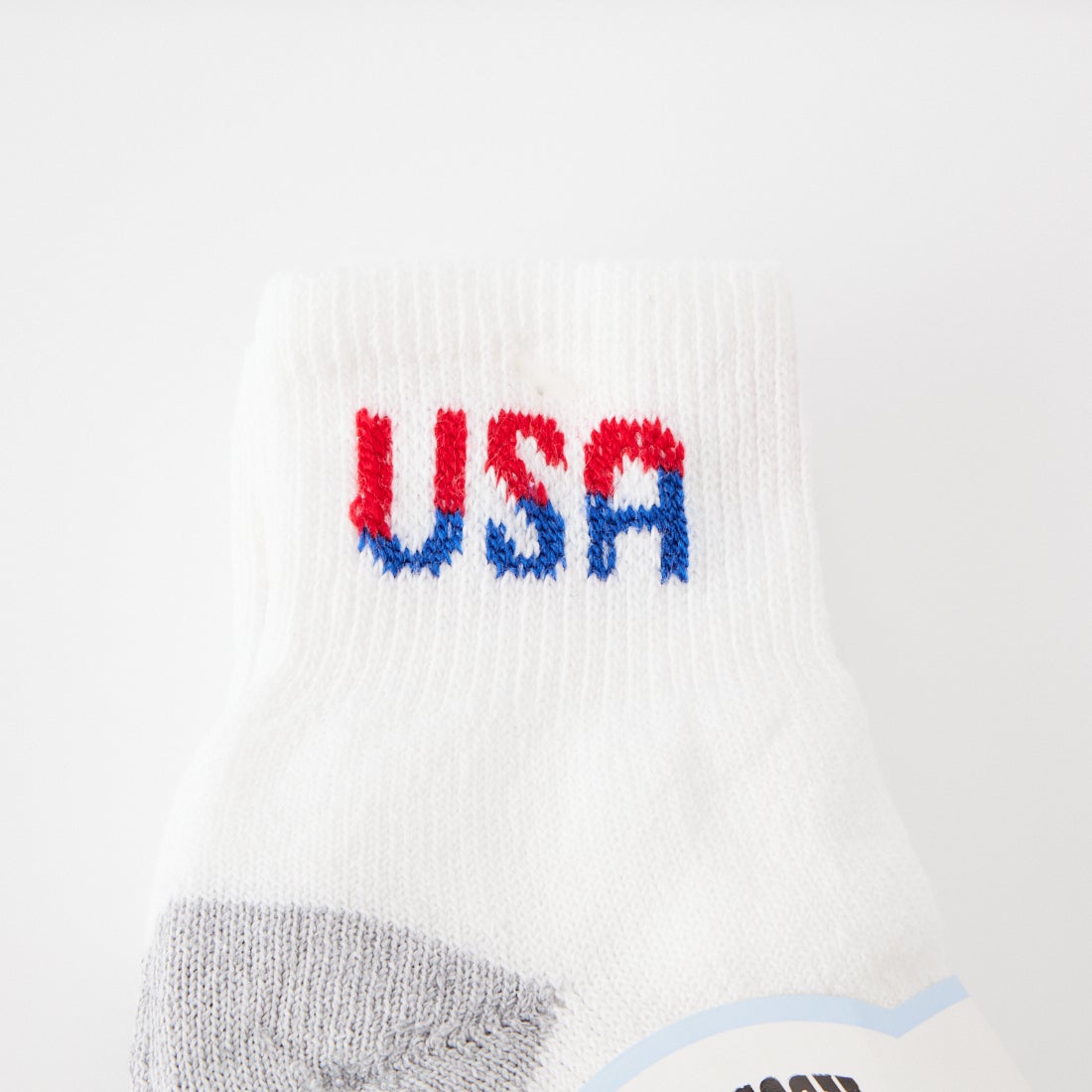 RAILROAD SOCK [レイルロードソック] TEAM USAクォーターソックス 3足セット [RSS10USA02] WHITE