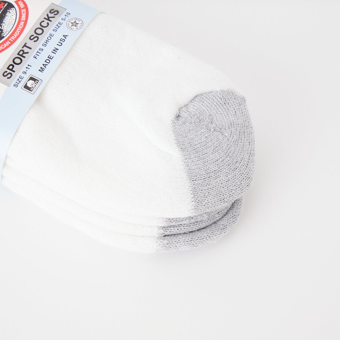 RAILROAD SOCK [レイルロードソック] TEAM USAクォーターソックス 3足セット [RSS10USA02] WHITE