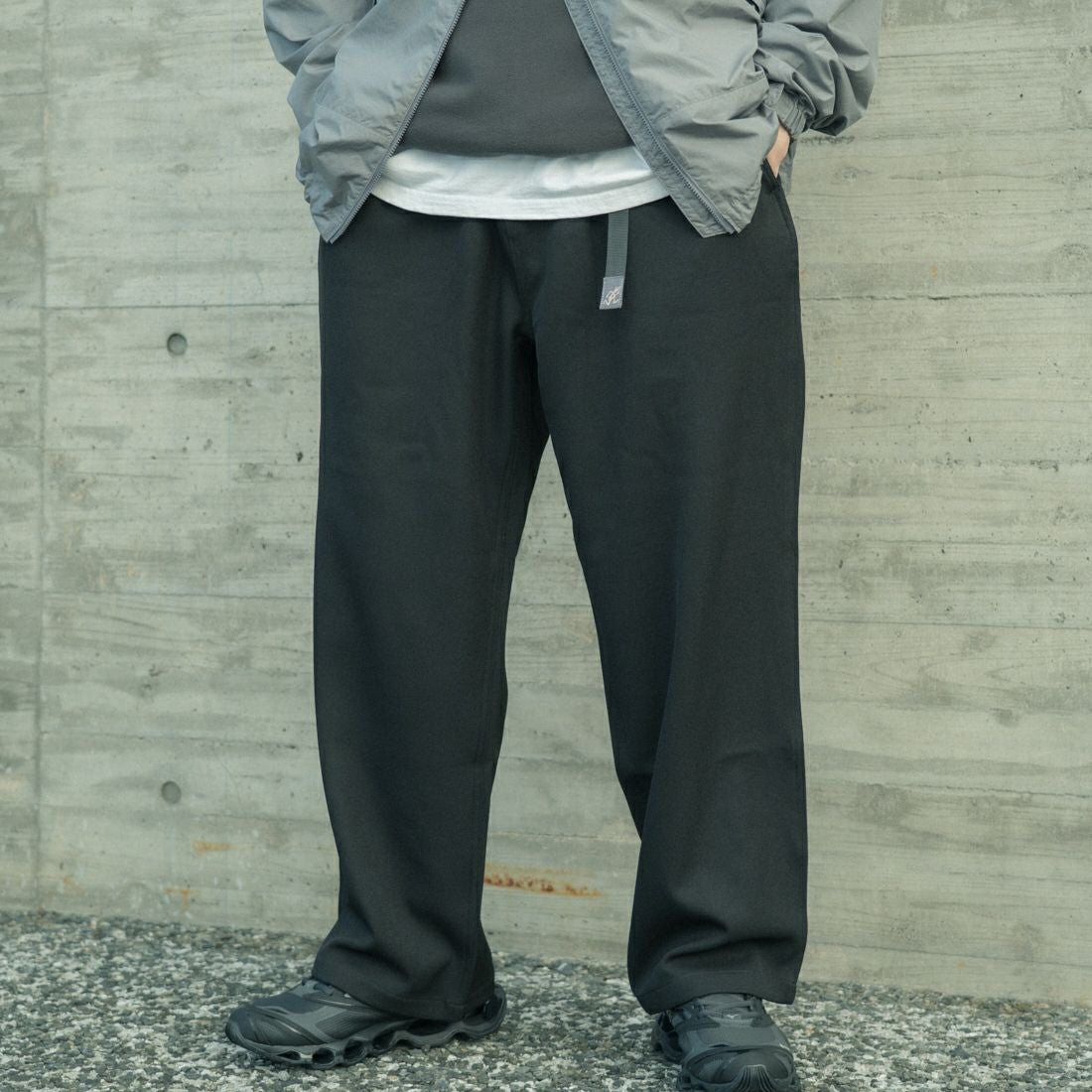 BLACK&&モデル身長：168cm 着用サイズ：M&&