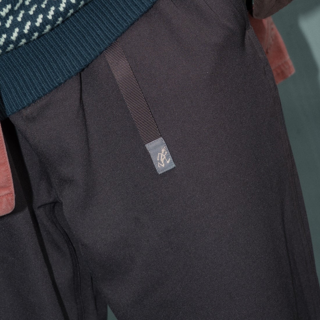 GRAMiCCi [グラミチ] 別注 ウールライク ワイドパンツ [GUP5-F1025-JF] BROWN