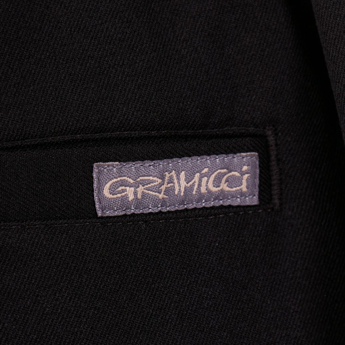 GRAMiCCi [グラミチ] 別注 ウールライク ワイドパンツ [GUP5-F1025-JF] BLACK