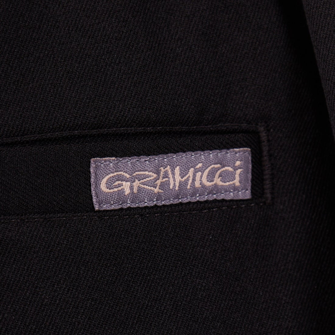 GRAMiCCi [グラミチ] 別注 ウールライク ワイドパンツ [GUP5-F1025-JF] BLACK